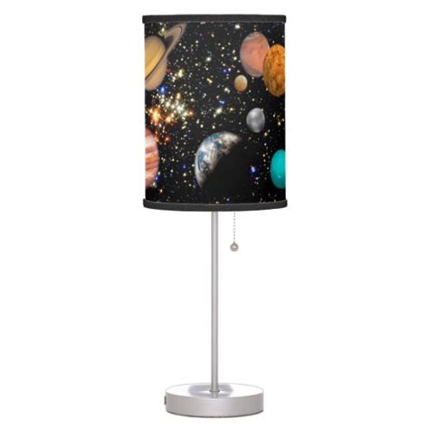 Outer Space Planets Table Lamp Zazzle