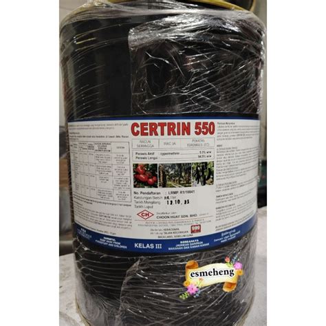 20L Certrin 550 Cypermethrin 5 5 Racun Serangga Shopee Malaysia