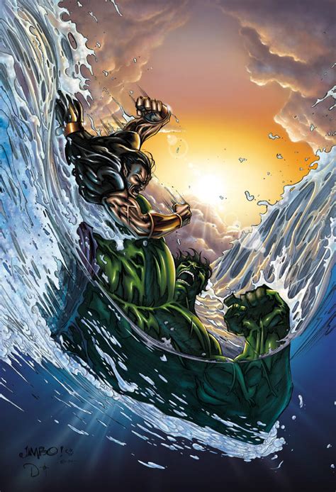 Hulk Vs Namor Cover By David Ocampo On Deviantart