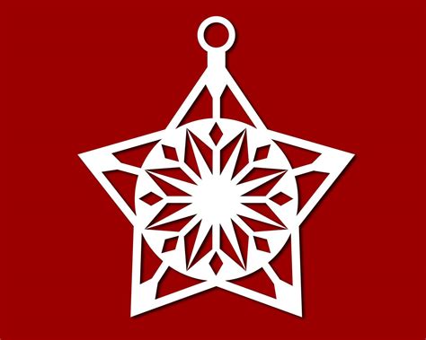 Christmas Star Svg Christmas Star Dxf Christmas Star Png Cricut