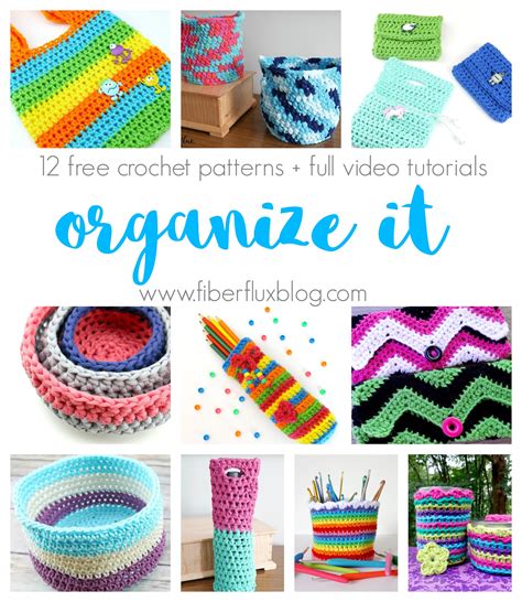 Organize With Crochet Patterns Patterns Video Tutorials