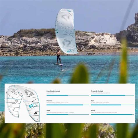 Duotone Evo Concept Blue Kitesurfing Kite Kitboarding H