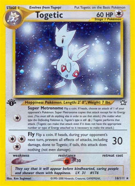 Togetic Holo St Ed Neo Genesis Pokemagic