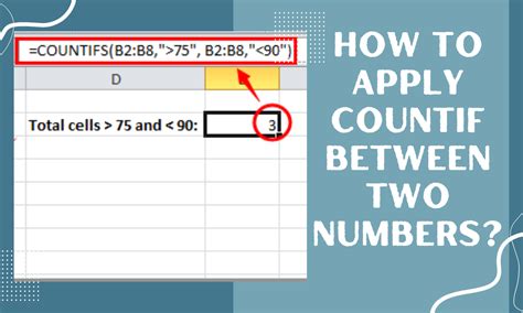 How To Apply Countif Between Two Numbers Earn And Excel