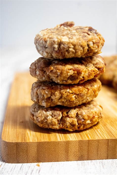 Cookies De Aveia E Manteiga De Amendoim Cogumelo Vegetariano