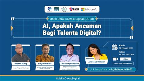 Obral Obrol Literasi Digital Ootd Ai Apakah Ancaman Bagi Talenta