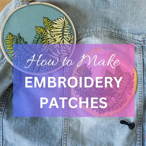 5 Stitch Secrets To Making Embroidery Patches That Pop