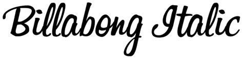 Font Spy | Billabong Font