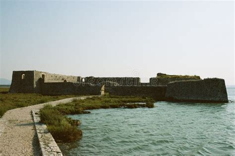 View of the Ali Pasha S Castle, a Fortress at Butrint in Albania Stock ...