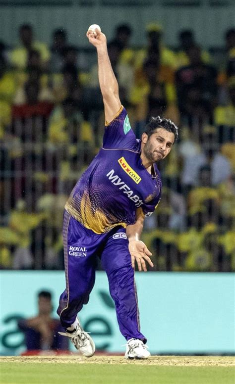 Kkrs Bowler Shardul Thakur Bowls During The Ipl 2023 Match