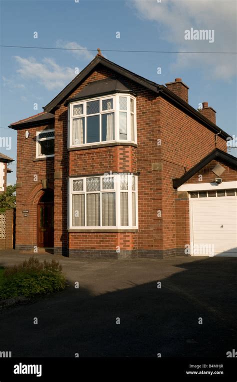 Detached 1930s Red Brick Suburban Town House Preston Lancashire Englamd