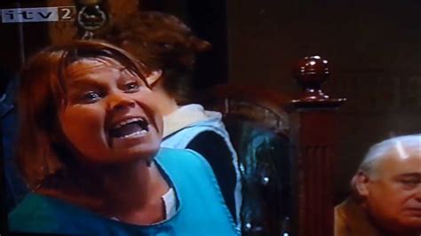 Coronation Street Janice Battersby Throws A Drink On Karen Mcdonald On