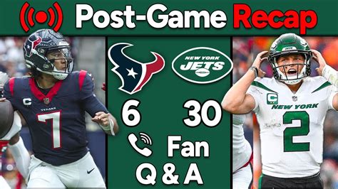 Zach Wilson GOES OFF On TEXANS Post Game Reaction Houston Texans