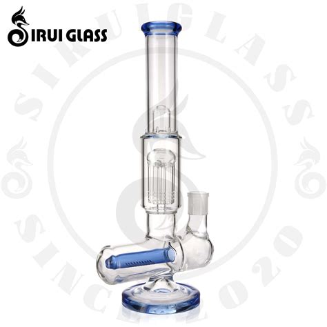 Sirui Water Pipe Glass Smoking Water Pipe Glass Hookah Inline Perc