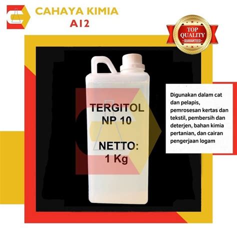 Jual Np Tergitol Nonylphenol Ethoxylate Ex Petronas Kg Di