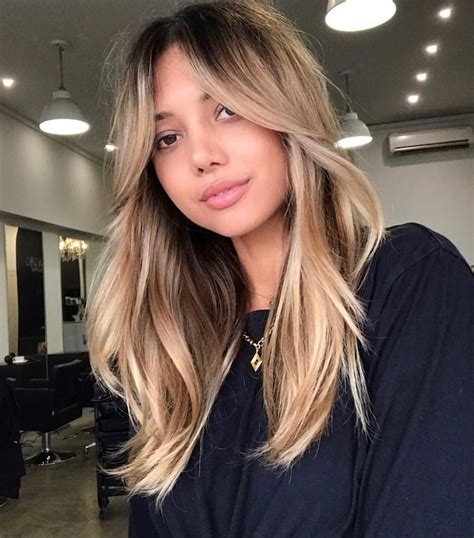 La Frange Rideau Et Pourquoi On Adore Cette Coupe Lange Haare