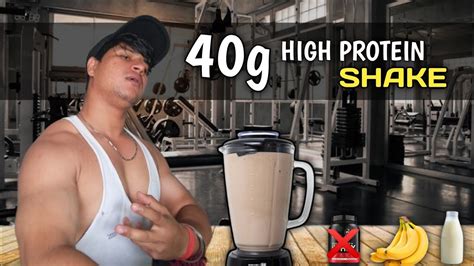 Muscle Building Shake Without Protein Powder Homemade Protein Shake Protein Shake Recipe