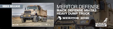 Meritor And Mack Defense M917a3 Heavy Dump Truck Mack Defense