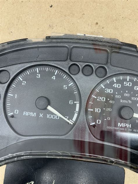 2000 2004 Sonoma S10 S15 Blazer Speedometer Instrument Gauge Cluster