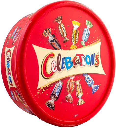 Generic Celebrations Chocolate Box Tub 600g Birthday Parties T