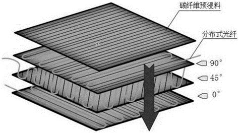 分布式光纤智能cfrp层合板的制作方法及其装置与流程