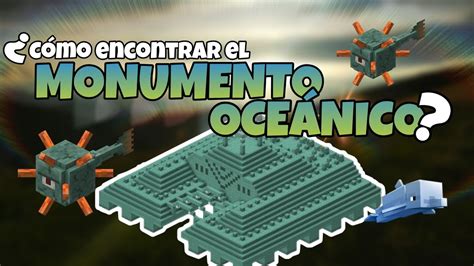 Cómo encontrar el monumento oceanico Minecraft PE Windows 10 Xbox