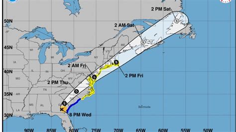 Elsa Track The Storms Path And Possible Impacts Across Florida Landfall