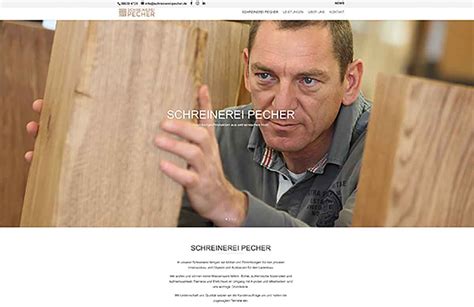 Der Relaunch Unserer Website Ist Online Schreinerei Pecher In Pfaffing