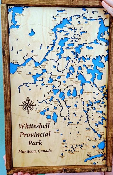 Whiteshell Provincial Park map | Erlenmeyer Designs - | Science + DESIGN