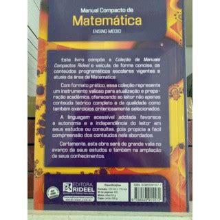 Manual Compacto de Matemática Ensino Médio Shopee Brasil