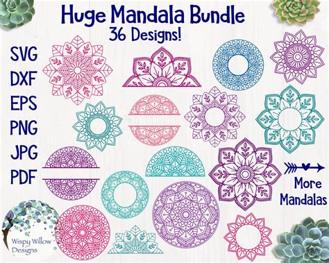 Mandala Bundle SVG, Mandalas Svg, Mandala Svg, SVG Bundle, Mandala SVG, Mandala Border Svg ...