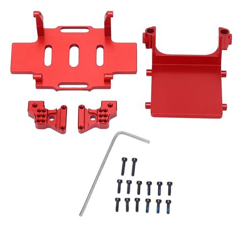 Rc Rear Shock Tower Aluminium Alloy Esc Bracket Battery Tray For Axial