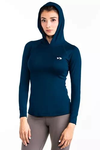 Playera Con Gorro Para Mujer Licra Deportiva Gym Manga Larga Meses