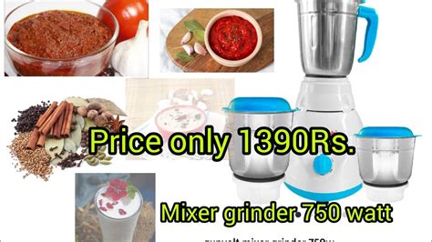 Watt Mixer Grinder Only Price Only Zunvolt Brand Tech