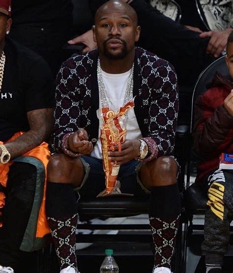 Floyd Mayweather In Gucci Crest Polo Shirt Christian Louboutin