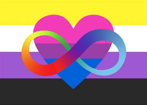 I Combined All Of My Pride Flags Into One Non Binary Bisexual