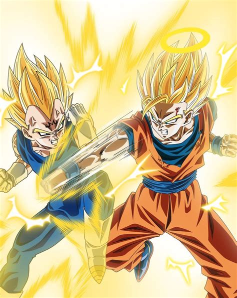 Majin Vegeta Vs Ssj 2 Goku By Victormontecinos Dragon Ball Gt Dragon Ball Super Goku Dragon