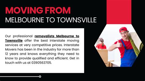 Ppt Removalists Melbourne To Townsville Interstate Movers