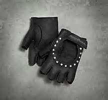 Women's Cora Leather & Mesh Fingerless Gloves | Fingerless | Official Harley-Davidson Online Store