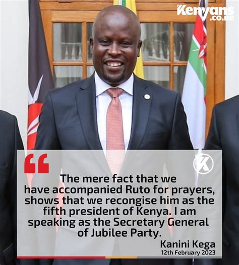 Kenyans Co Ke On Twitter We As Jubilee Party Recognise Ruto As The