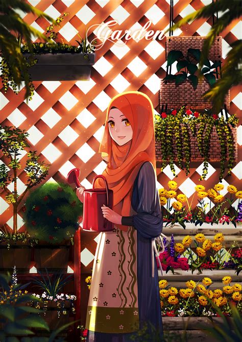 Cute Anime Hijab Girl Wallpapers Wallpaper Cave 8a4