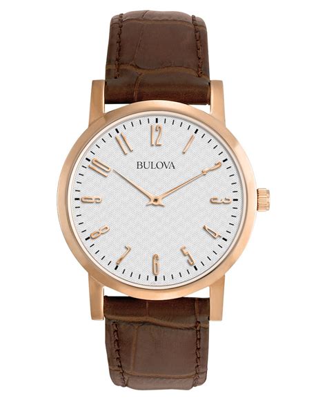 Mens Brown Leather Watch Uk At Ronald Million Blog