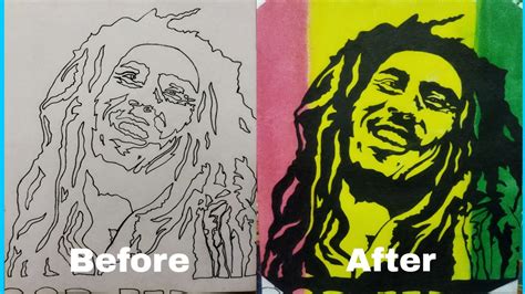 How To Draw Bob Marley Bob Marley Soft Pastel Drawing Tutorial