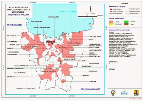 Info Tips Traveling | Wisata: Peta banjir Jakarta