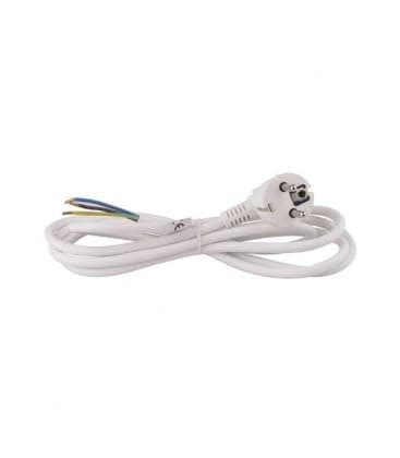 X Mm Round Cable Power Cord Meter White Cordon D Alimentation