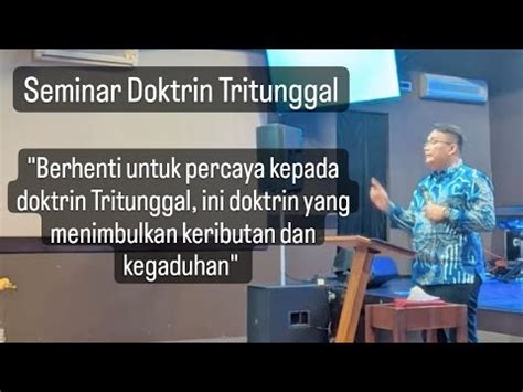 Tritunggal Doktrin Yang Paling Sering Disalahpahami Diyakini Tetapi