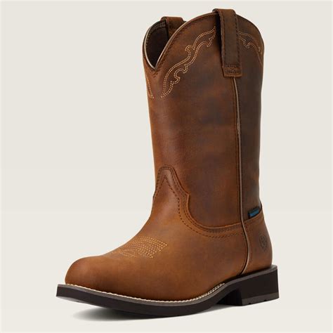 Delilah Round Toe Waterproof Western Boot Ariat