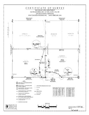 Fillable Online Certificate Of Survey Boundary Line Adjustment Fax