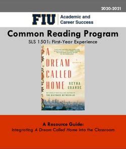 Common Reading Program A Resource Guide SLS 1501 First Year