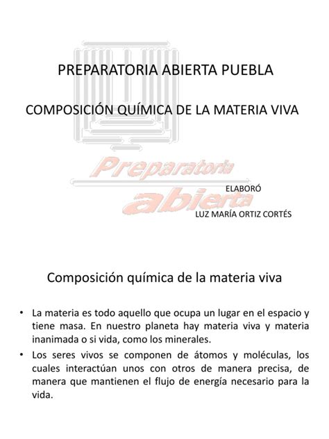 Composición Quimica De La Materia Viva Parte I Parte Ii 2021 Descargar Gratis Pdf